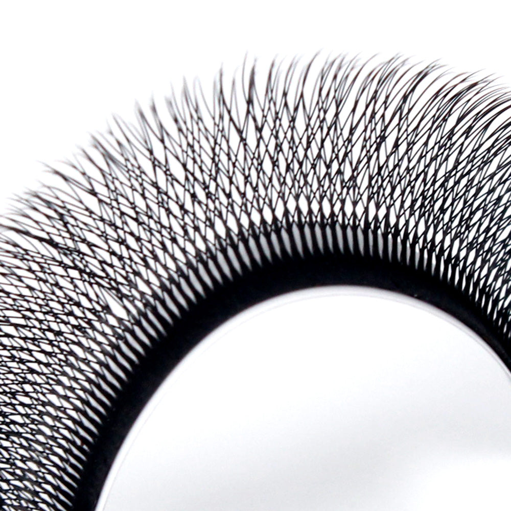 LUKATME 3D W Eyelashes Premade Textured Volume Beginners Eyelash Extension 3D Fans W Shape False Eyelashes