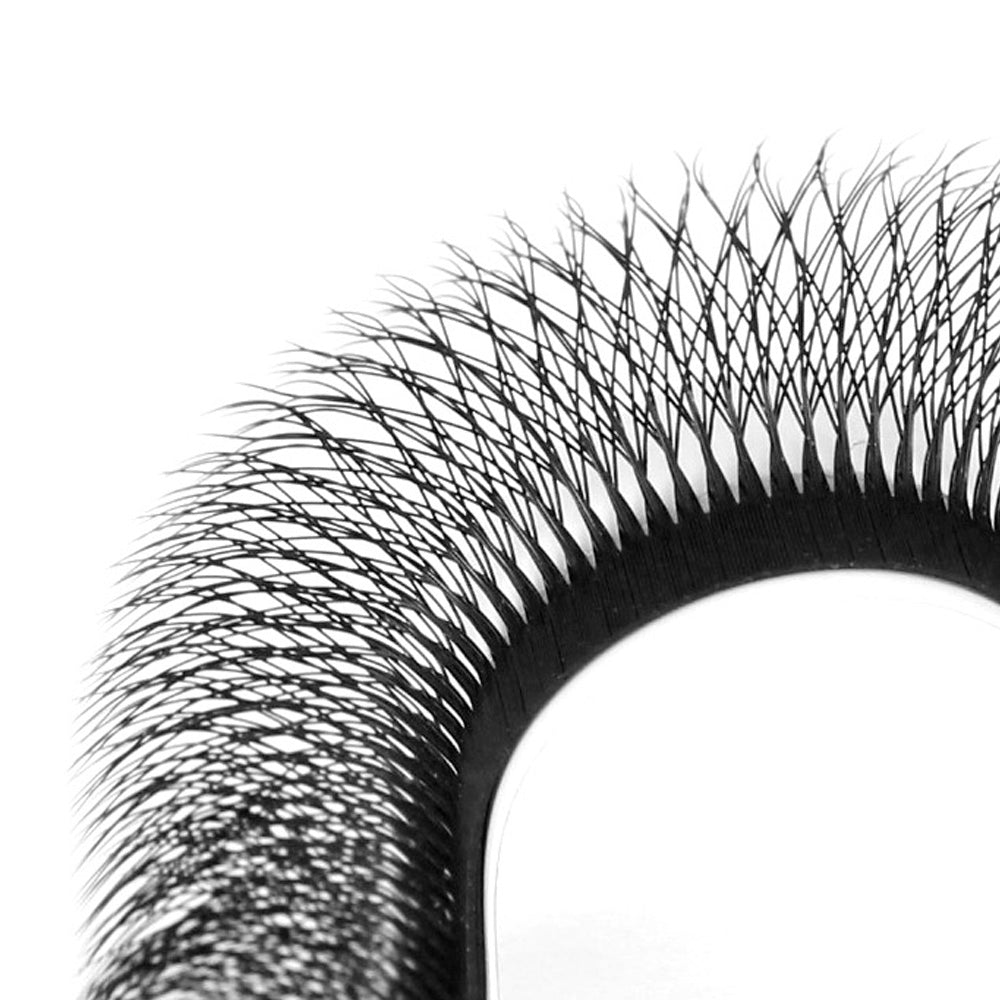 LUKATME 7D W Eyelashes Premade Textured Volume Beginners Eyelash Extension 7D Fans W Shape False Eyelashes