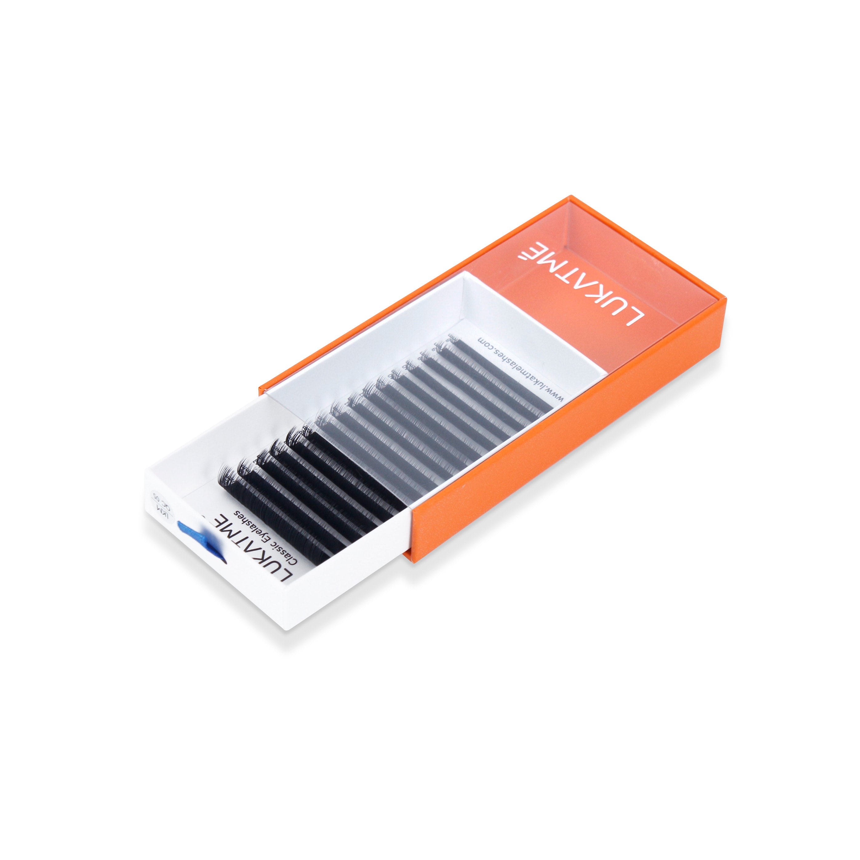 LUKATME Individual Classic Eyelash Extensions Premium Soft Mink Lashes Natural False Eyelash Supplies