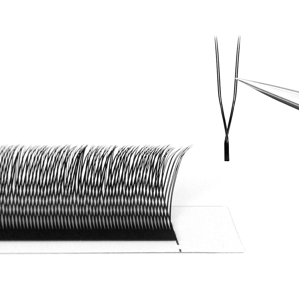 LUKATME U-shaped YY Eyelash Extension Premade Fans Fluffy U Shape Lashes Lightweight Bloom U False Eyelashes