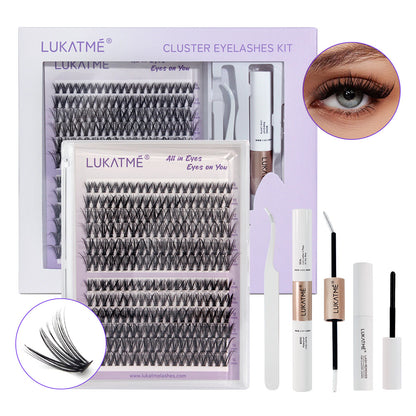 LUKATME 30P 40P 50P Cluster DIY Lashes Fairy Look False Eyelashes