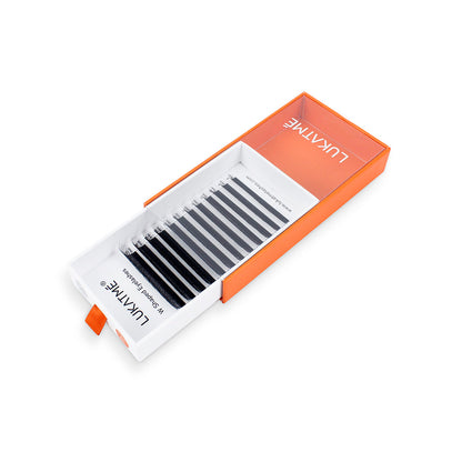 LUKATME 7D W Eyelashes Premade Textured Volume Beginners Eyelash Extension 7D Fans W Shape False Eyelashes
