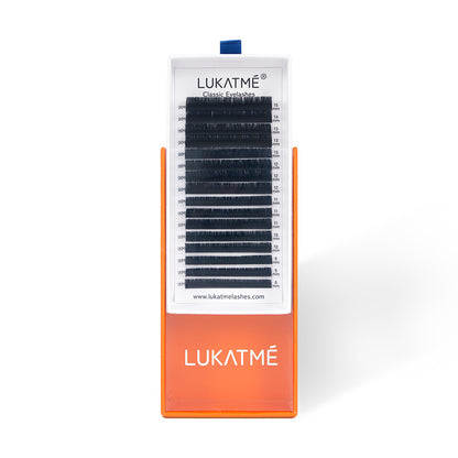 LUKATME Individual Classic Eyelash Extensions Premium Soft Mink Lashes Natural False Eyelash Supplies