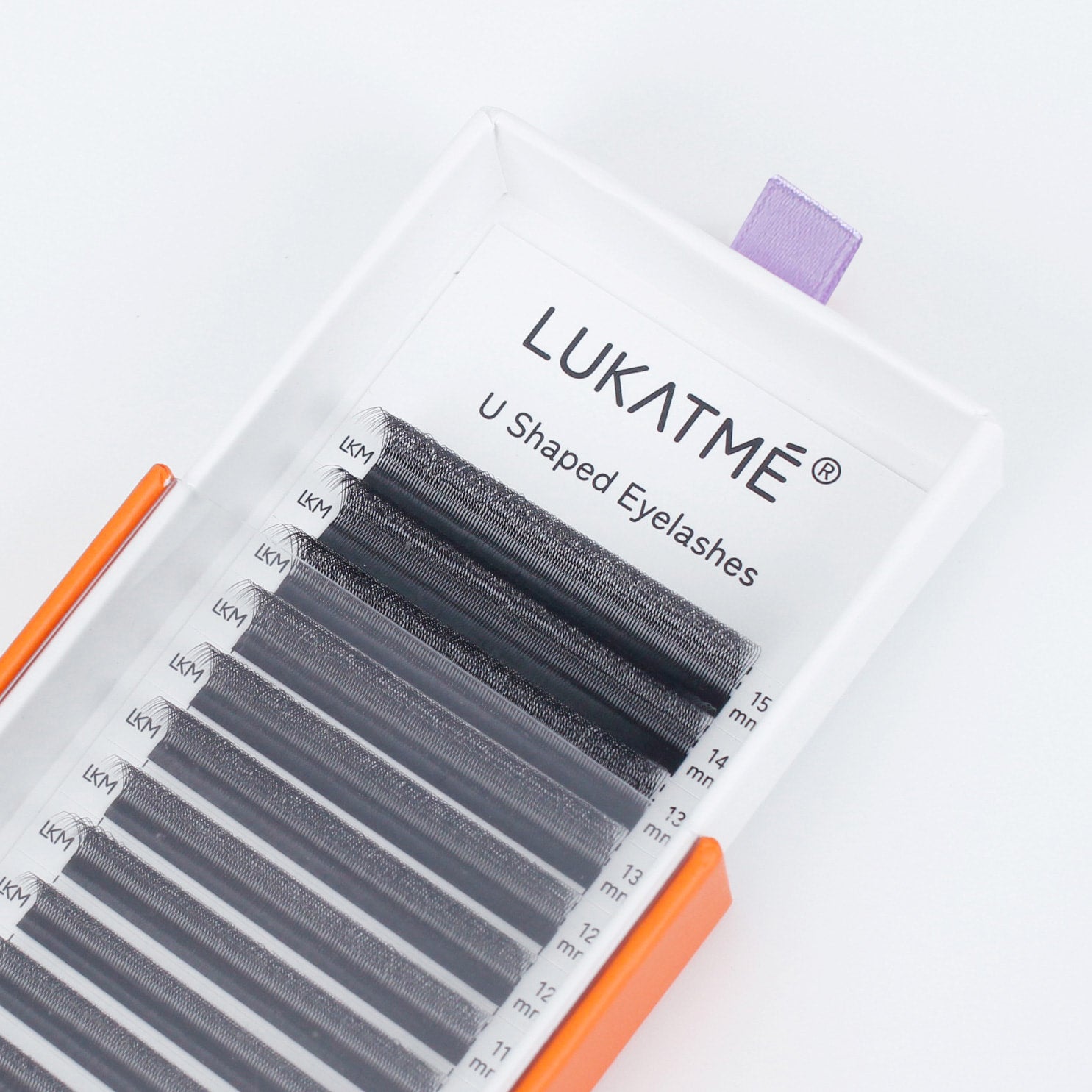 LUKATME U Shape 4D Lashes Ultra Soft Volume 4D Faning Eyelash Extensions Fluttery Faux Mink U-4D Eyelashes