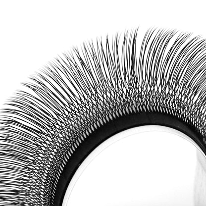 LUKATME U Shape 4D Lashes Ultra Soft Volume 4D Faning Eyelash Extensions Fluttery Faux Mink U-4D Eyelashes
