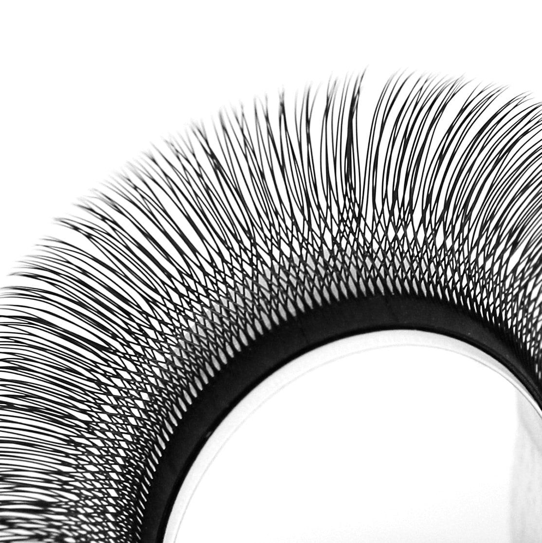 LUKATME U Shape 4D Lashes Ultra Soft Volume 4D Faning Eyelash Extensions Fluttery Faux Mink U-4D Eyelashes
