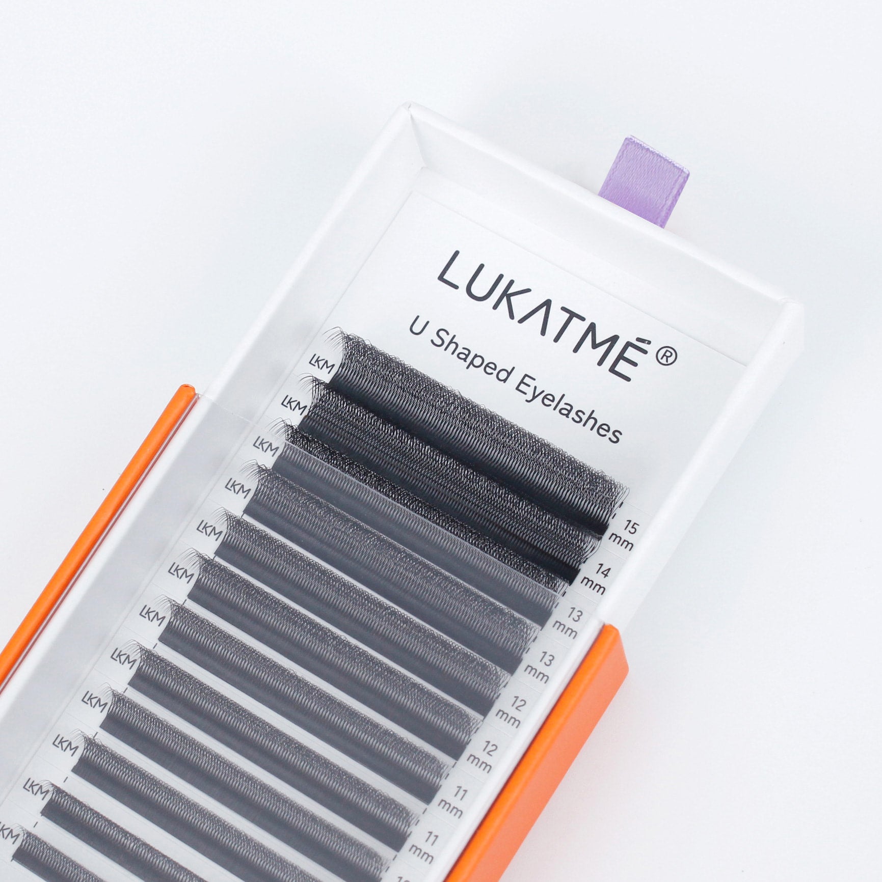 LUKATME U-5D Lash Extensions U Shape 5D False Eyelashes for Makeup Premade 5D Fans U Shaped Lashes