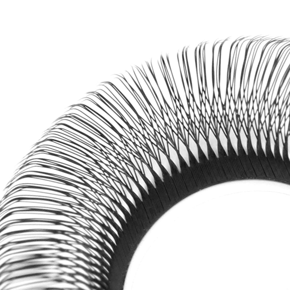 LUKATME U-6D Lash Extensions U Shape 6D False Eyelashes for Makeup Premade 6D Fans U Shaped Lashes