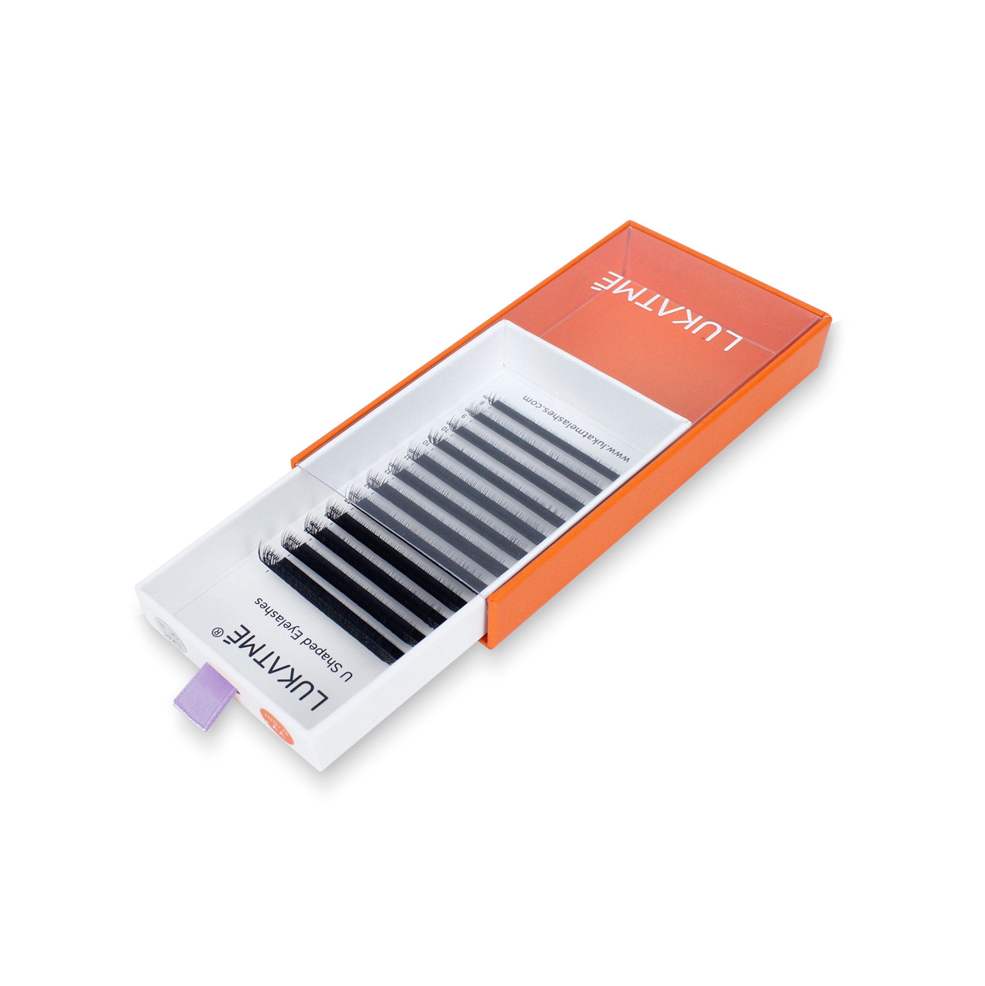LUKATME U-shaped YY Eyelash Extension Premade Fans Fluffy U Shape Lashes Lightweight Bloom U False Eyelashes